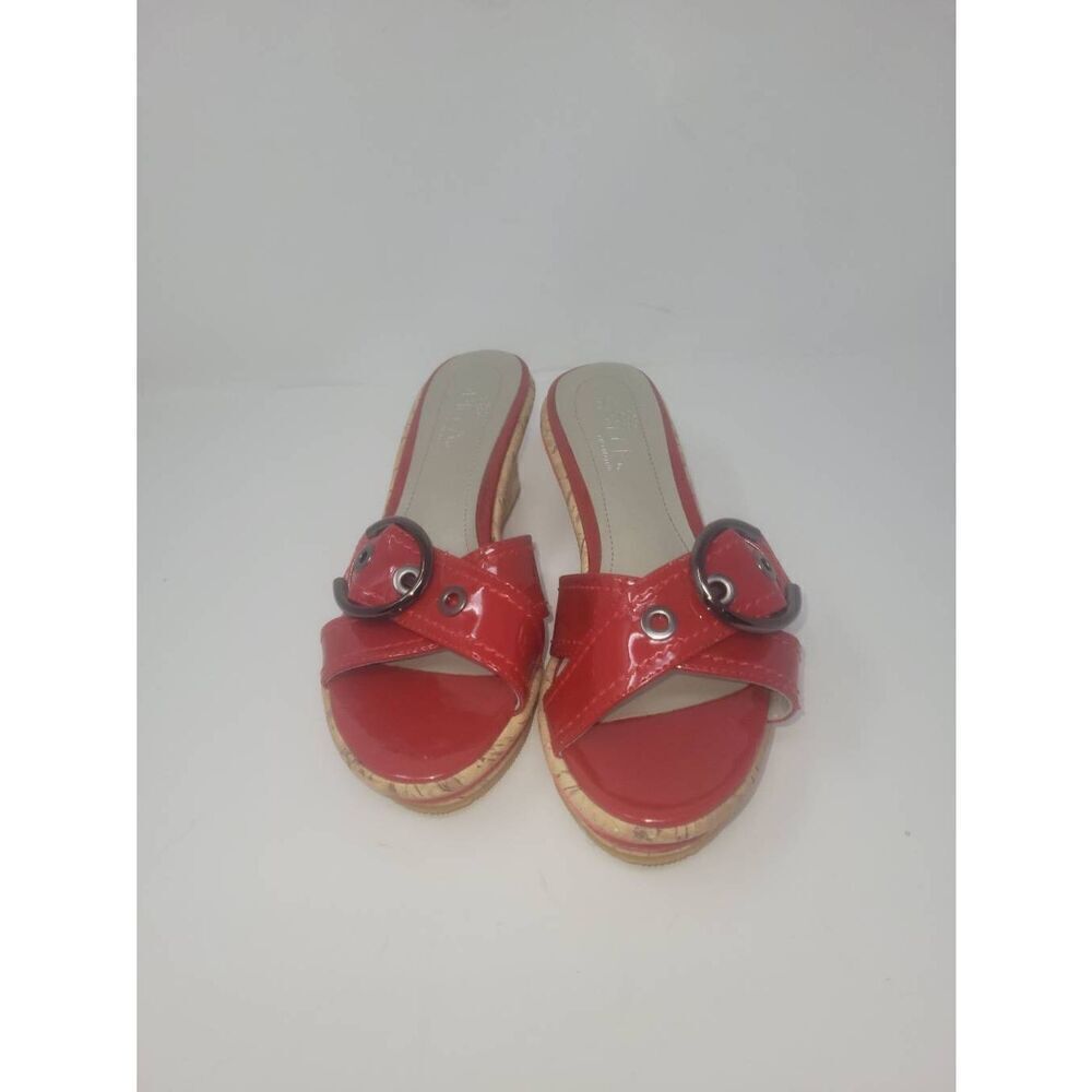 Stuart Weitzman Red Quasar Sandals